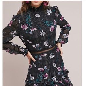 Worn once! Anthropologie Donna Morgan high neck